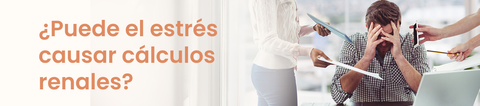 ¿Puede el estrés causar cálculos renales? Cómo prevenirlos y mantener tu salud urinaria