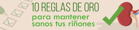 10 reglas de oro para mantener sanos tus riñones